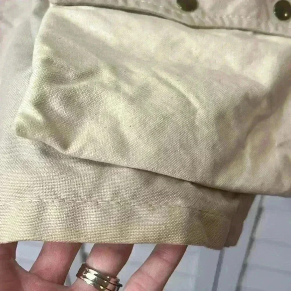 Vintage Bonds Fifth Avenue Belted Jacket Khaki & Cream - Picture 10 of 11